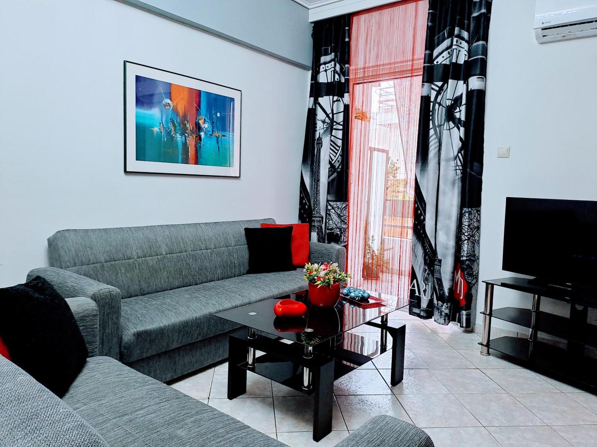 Bright Apartment In Nea Palatia • Oropos ภายนอก รูปภาพ